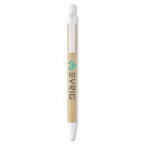 CARTOON Stylo bille en PLA maïs/papier - GiftRetail IT3780