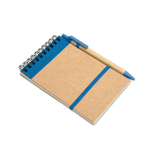 SONORA Bloc-notes recyclé et stylo - GiftRetail IT3789