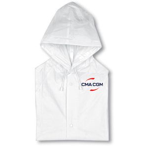 BLADO Imperméable PVC avec Capuche et Fermeture Pression - GiftRetail KC5101