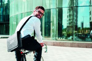 BAGLO Sac messager en feutre RPET