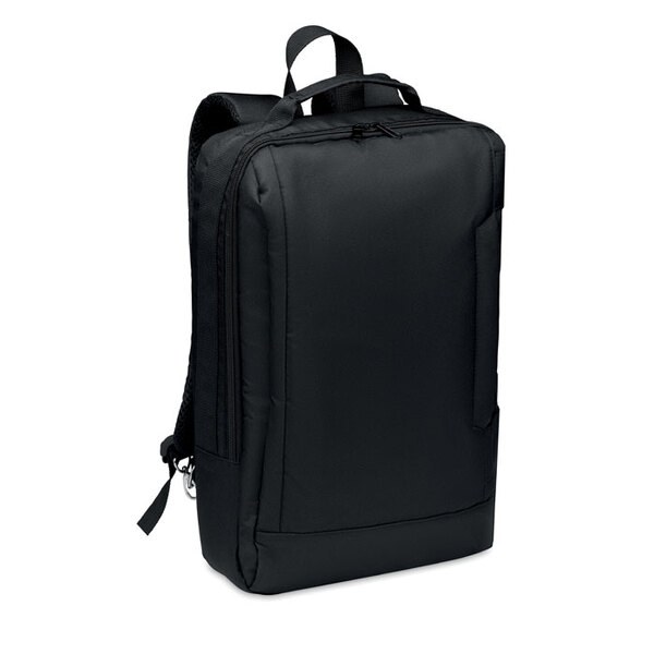 SINGAPORE Laptop Rucksack 300D RPET - GiftRetail MO6329
