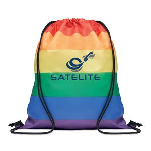 BOW Sac à cordon arc-en-ciel  RPET
