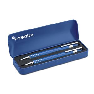 ALUCOLOR Set stylo bille étui métal