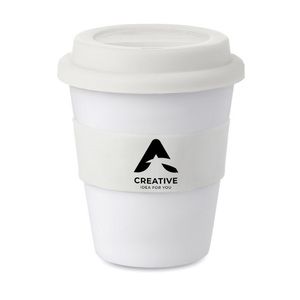 ASTORIA Gobelet PP, couvercle silicone - GiftRetail MO8078
