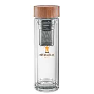 BATUMI GLASS Gourde double paroi verre 400ml