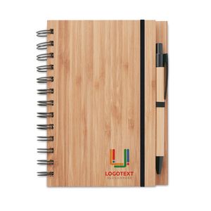 BAMBLOC DIN BAMBLOC Notizbuch Bambusdeckel