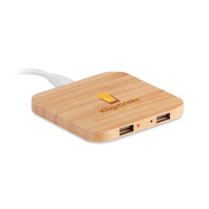 CUADRO Induktive Ladestation Bambus