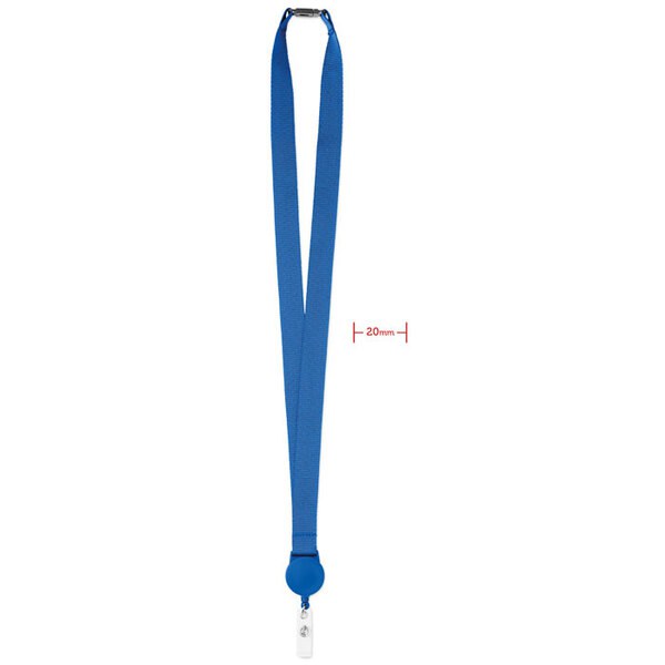 ZIP LANYARD Tour de cou avec badge extensible - GiftRetail MO9852