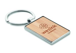BENDIGO Porte-clés rectangle en bambou