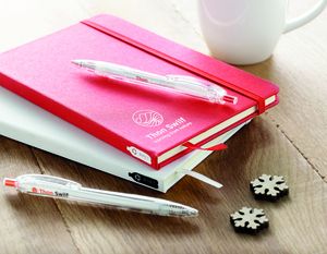 NOTE RPET DIN A5 Notizbuch 600D RPET - GiftRetail MO9966