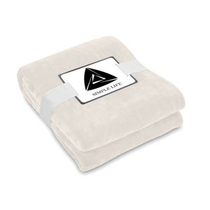 LOGAN RPET-Flanell Fleece-Decke