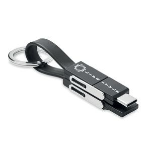 KEY C Schlüsselanhänger 4in1 Kabel