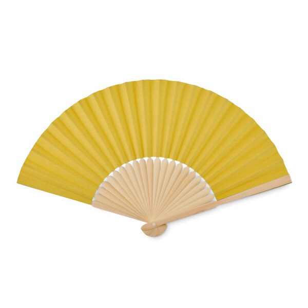 FANNY PAPER Eleganter Bambus Handfächer aus Papierstoff - GiftRetail MO6828