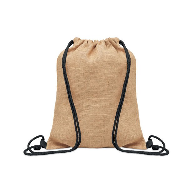 FUKURO Jute Beutel mit Kordelzug - GiftRetail MO2190