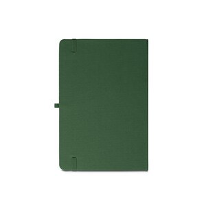A5 notebook in recycled polyester (100% rPET) with lined pages - Egotier 93297