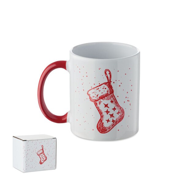 FESTIMUG Mug de Noël en céramique 300ml - GiftRetail CX1571