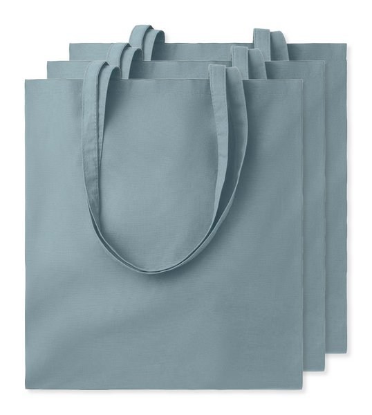 Pack de 3 GiftRetail MO9268 - COTTONEL COLOUR + Sac shopping coton 140gr/m²