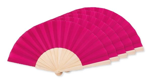 Pack de 50 GiftRetail MO9532 - FANNY WOOD Eventail manuel