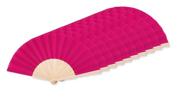 Pack de 100 GiftRetail MO9532 - FANNY WOOD Eventail manuel
