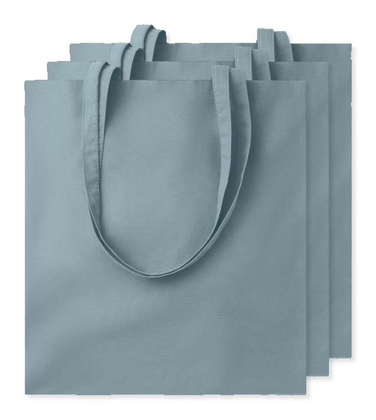 Pack mit 30 GiftRetail MO9268 - COTTONEL COLOUR + Shopping Bag Cotton 140g/m²