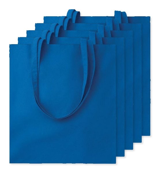 Pack mit 50 GiftRetail MO9268 - COTTONEL COLOUR + Shopping Bag Cotton 140g/m²