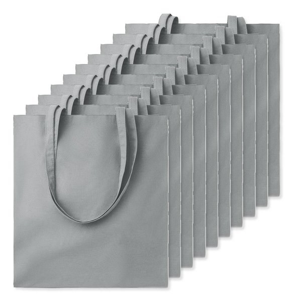 Pack mit 100 GiftRetail MO9268 - COTTONEL COLOUR + Shopping Bag Cotton 140g/m²