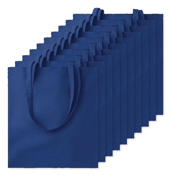 Pack mit 100 GiftRetail MO9268 - COTTONEL COLOUR + Shopping Bag Cotton 140g/m²
