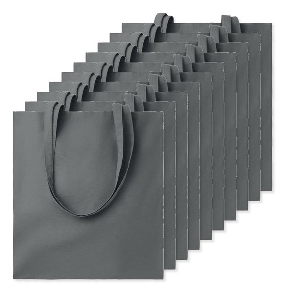 Pack de 100 GiftRetail MO9268 - COTTONEL COLOUR + Sac shopping coton 140gr/m²