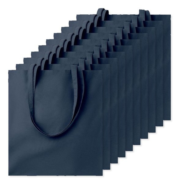 Pack mit 100 GiftRetail MO9268 - COTTONEL COLOUR + Shopping Bag Cotton 140g/m²