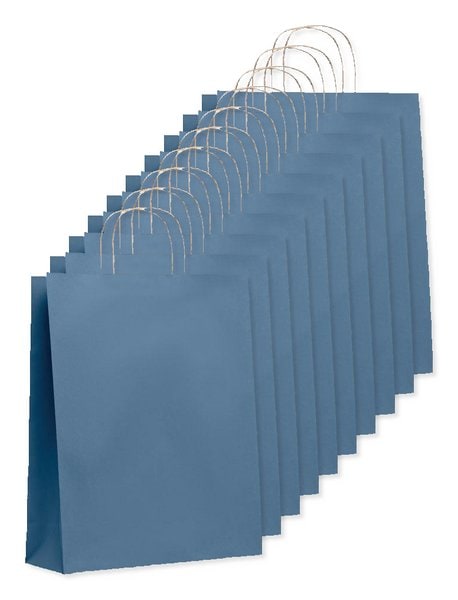 Pack de 10 GiftRetail MO6174 - PAPER TONE L Sac en papier grand format
