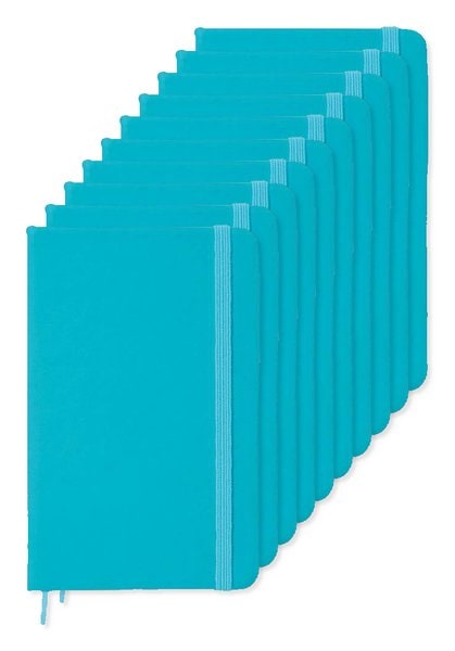 Pack de 100 GiftRetail MO1800 - NOTELUX Carnet A6 96 pages lignées