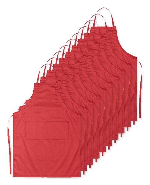 Pack de 100 GiftRetail MO8441 - FITTED KITAB Tablier de cuisine ajustable