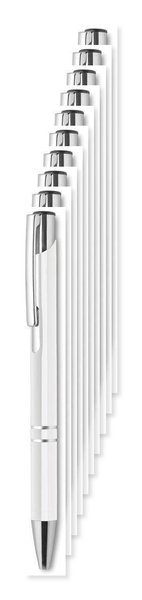 Pack de 100 GiftRetail MO8893 - BERN Stylo bouton poussoir