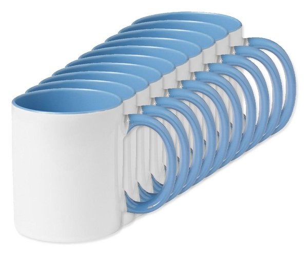 Pack de 10 GiftRetail MO8422 - SUBLIMCOLY Mug coloré