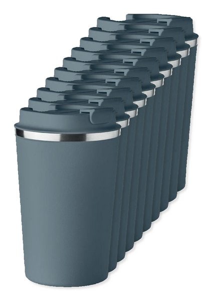 Pack de 10 GiftRetail MO6276 - BRACE Gobelet à double paroi 350 ml