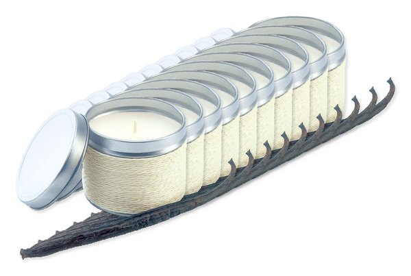 Pack de 100 GiftRetail IT2873 - DELICIOUS Bougie parfumée