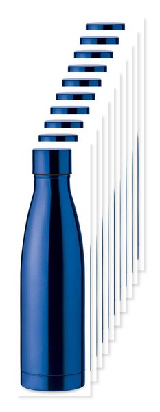 Pack of 100 GiftRetail MO9812 - BELO BOTTLE 500ml Copper Insulated Stainless Steel