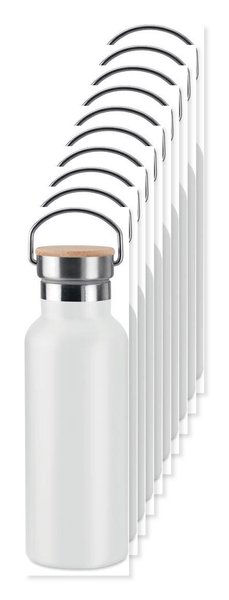 Pack de 10 GiftRetail MO9431 - HELSINKI Flacon double paroi 500 ml
