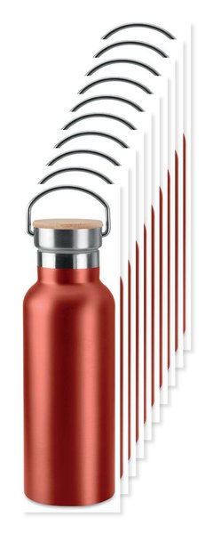 Pack de 100 GiftRetail MO9431 - HELSINKI Flacon double paroi 500 ml