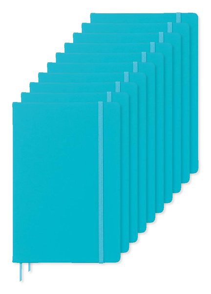 Pack mit 10 GiftRetail MO1804 - ARCONOT DIN A5 Notizbuch