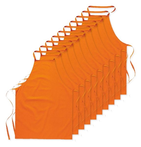 Pack de 10 GiftRetail MO7251 - KITAB Tablier en Coton Polyvalent pour Cuisine et Jardinage