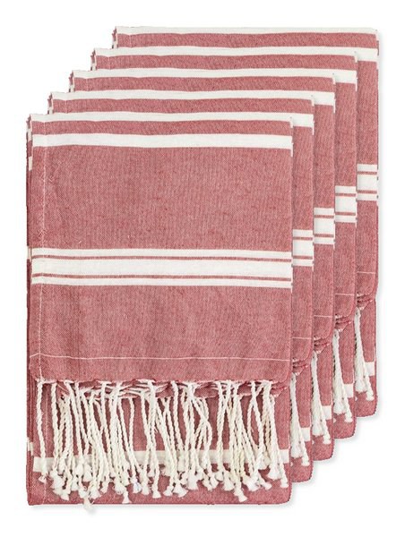 Pack mit 5 Goya 39000 - Fouta Pareo Handtuch 90x180 cm, Baumwollmix ZANZIBAR
