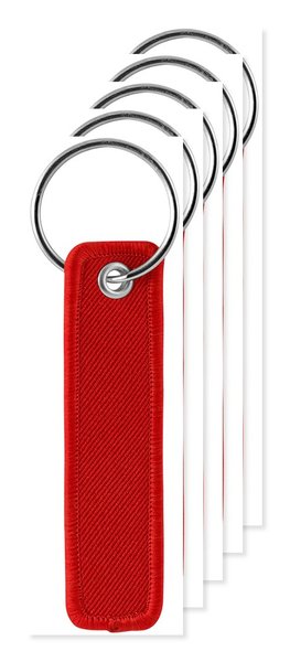 Pack de 5 Goya 50700 - Porte-clés textile allongé en polyester 100% SILBÓN