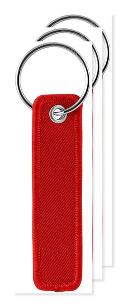 Pack de 30 Goya 50700 - Porte-clés textile allongé en polyester 100% SILBÓN