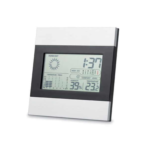 RIPPER Wetterstation und Uhr - GiftRetail IT3575