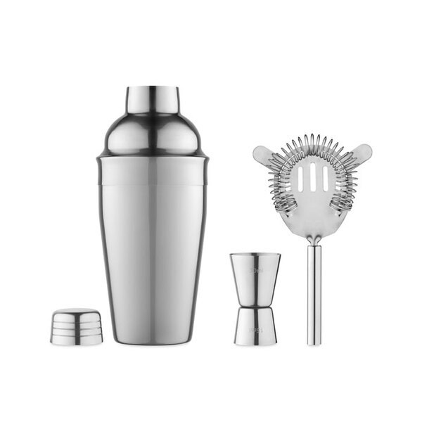 FIZZ Cocktail-Set mit Shaker - GiftRetail KC4298