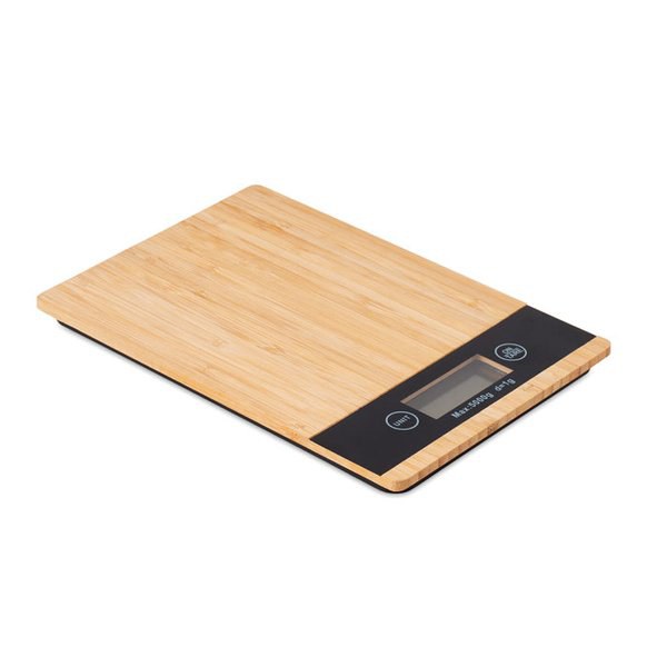 PRECISE Digitale Küchenwaage Bambus - GiftRetail MO6245