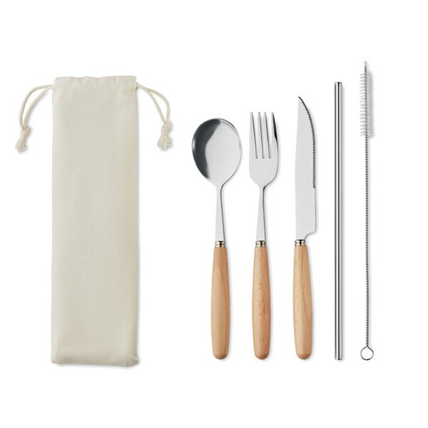 CUSTA SET Besteck-Set Edelstahl - GiftRetail MO6336