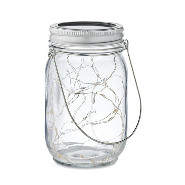 POT LAMP Solar-Licht im Glas - GiftRetail MO6341