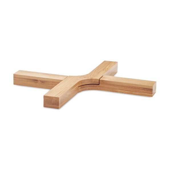 IMBA Dessous de plat pliable bambou - GiftRetail MO6405